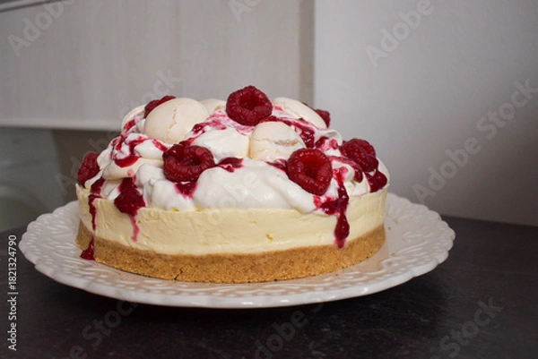 Obraz Raspberry cheesecake