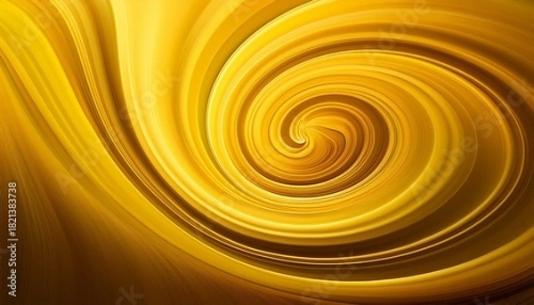 Fototapeta Swirly Yellow Gradient Background