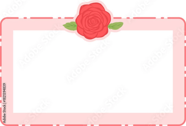 Obraz Floral Frame Flower Border