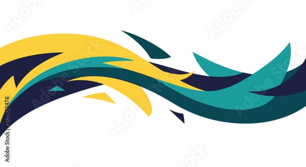 Fototapeta Digital vector file format concept graphic for design projects