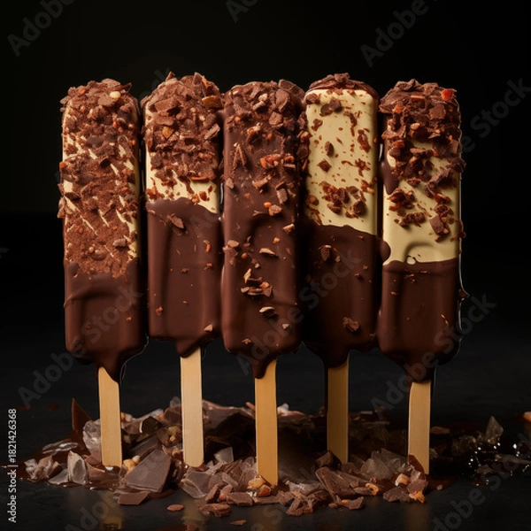 Obraz Chocolate Ice Pops Mix