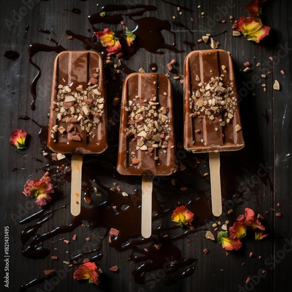 Fototapeta Assorted Ice Cream Bars
