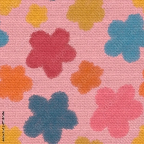 Fototapeta seamless floral pattern