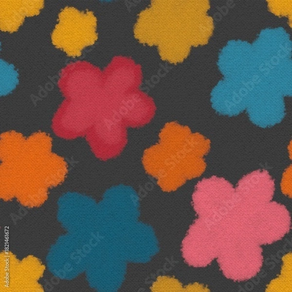 Fototapeta seamless floral pattern