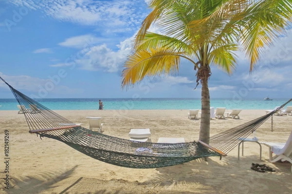 Obraz Beach in Negril, Jamaica