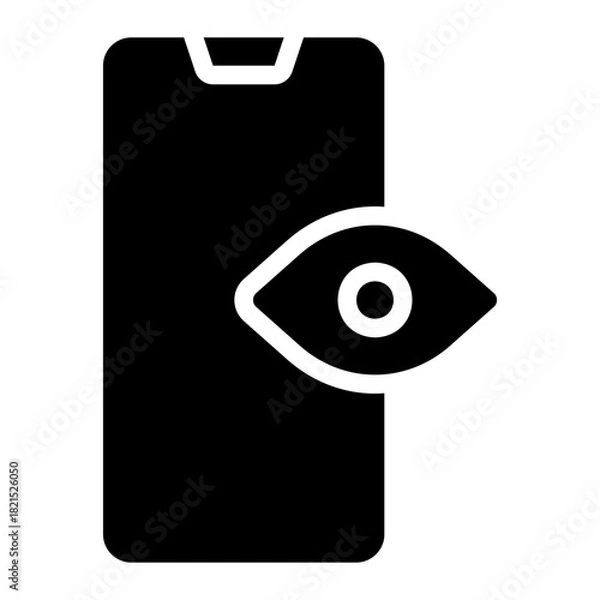 Obraz smartphone glyph icon