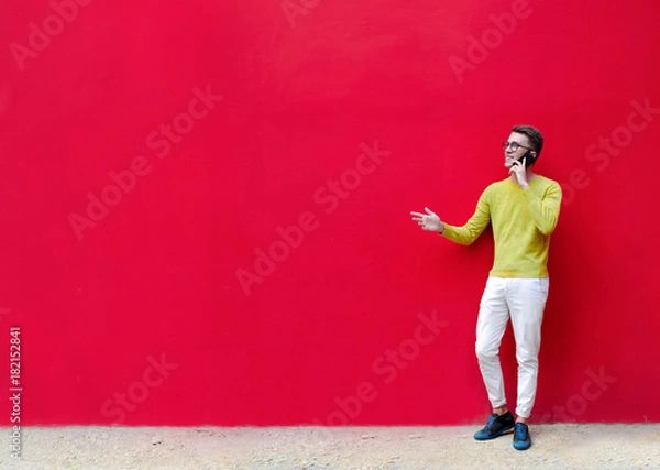 Obraz Casual young man