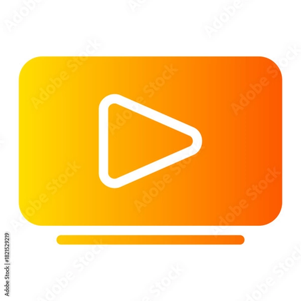 Obraz facebook gradient icon