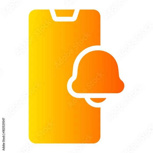 Obraz notification gradient icon