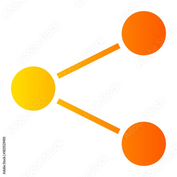 Obraz share gradient icon