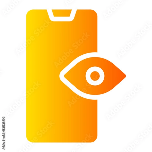 Obraz smartphone gradient icon