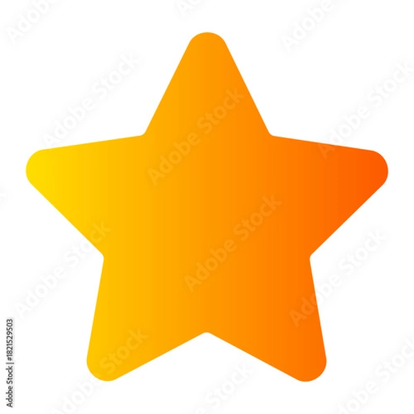 Obraz star gradient icon