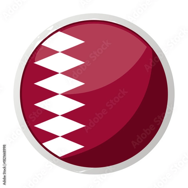 Obraz qatar flag vector