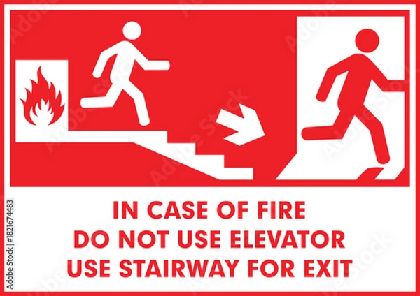 Fototapeta Fire Emergency icons set vector file, Fire Emergency symbol set vector file.