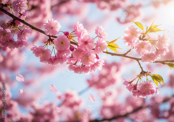 Fototapeta cherry blossom in spring