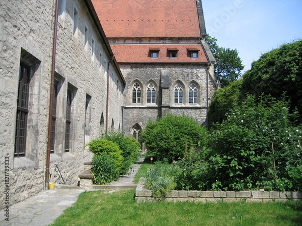 Obraz Klostergarten Augustinerkloster in Erfurt
