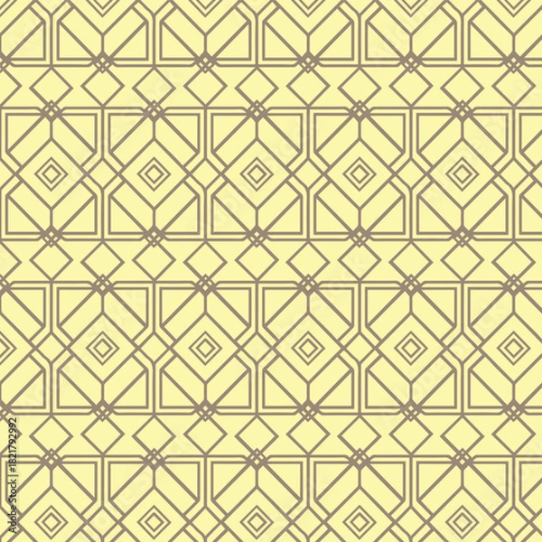Fototapeta luxury seamless pattern , floral background, geometric pattern.