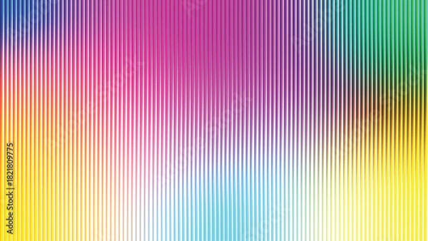 Obraz Abstract rainbow color spectrum lines pattern texture vector illustration backdrop design