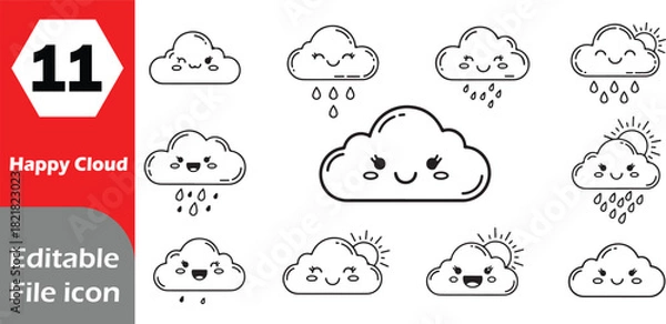 Obraz Versatile icon set with primary and secondary colors