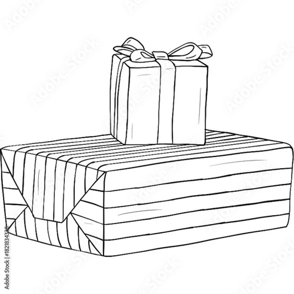 Obraz gift box vector illustration