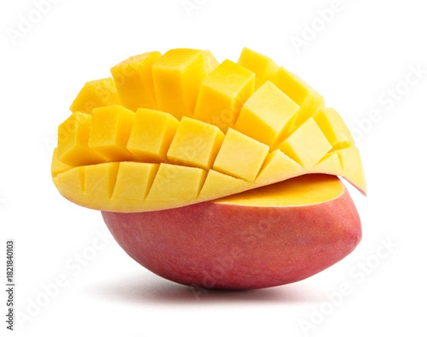 Fototapeta Fresh Red mango isolated on white background