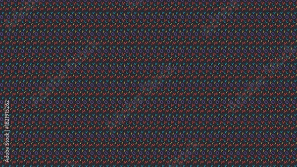 Obraz Small Seamless Geometric Pattern for Creative Design and textile industry