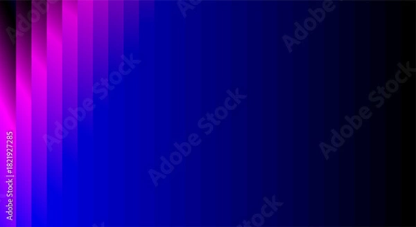 Fototapeta Abstract geometric gradient of blue and pink pixels