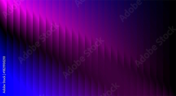 Fototapeta Abstract gradient of blue and purple with vertical lines and pixelated effect
