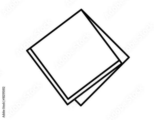 Obraz ハンカチ(線画、線)