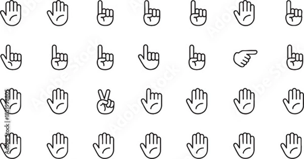 Obraz Abstract geometric design with bold colors and clean lines