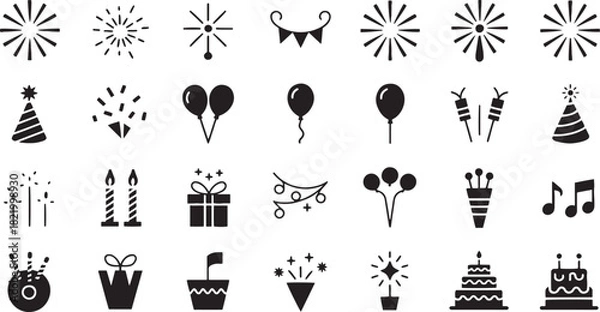 Obraz Abstract geometric pattern with bold colors and clean lines