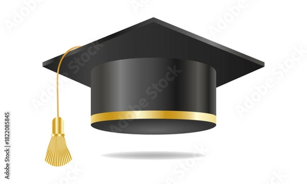 Obraz Black graduation cap