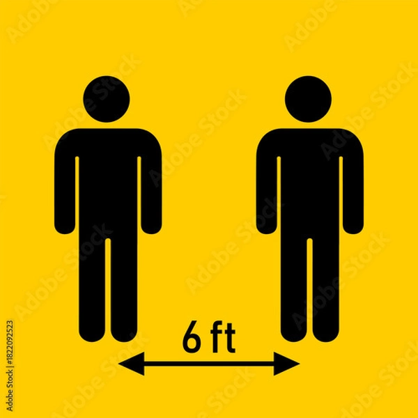 Obraz Social Distancing