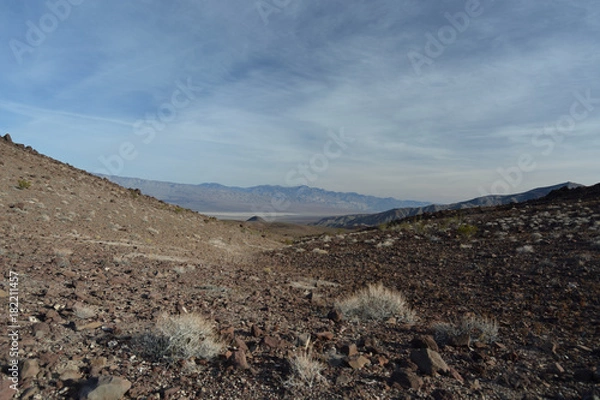 Obraz デスバレーの荒涼とした風景