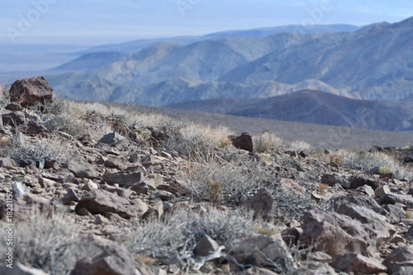 Obraz 死の谷の風景