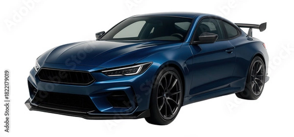 Obraz Sleek sports coupe featuring an aggressive front splitter and carbon fiber details.
