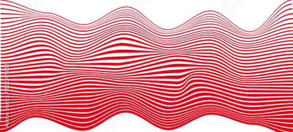 Obraz abstract red background with lines