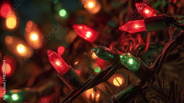 Obraz colorful christmas balls