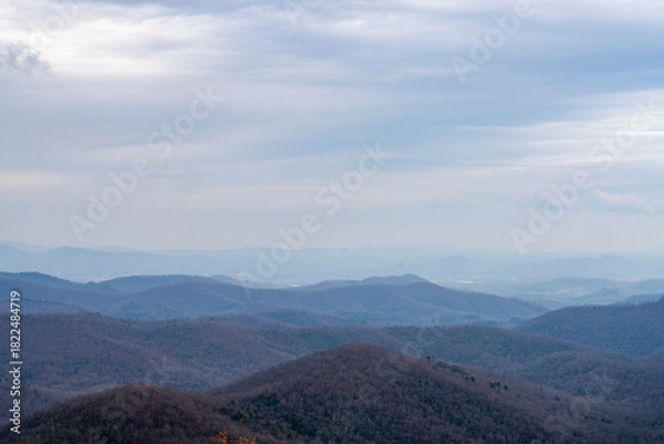 Obraz mountain landscape with clouds