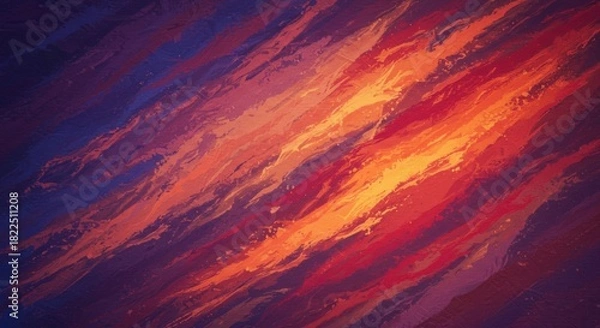 Obraz Abstract painted background texture with dynamic brush strokes and vibrant colors