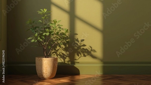 Fototapeta bright interiors Living room mockup illustration 3D rendering image