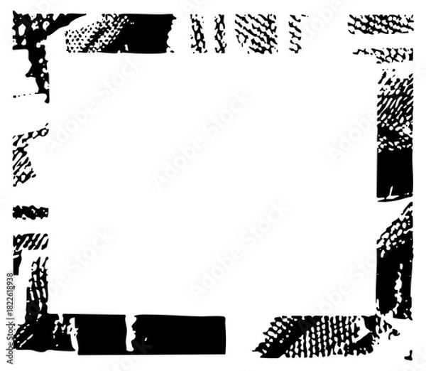 Obraz Letterframe texture within a graphic design