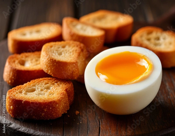 Obraz egg and toast
