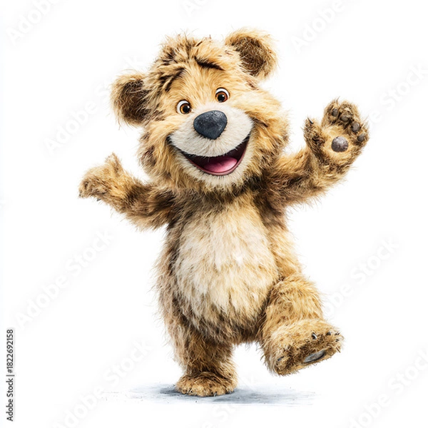 Obraz Quirky Teddy Bear Character
