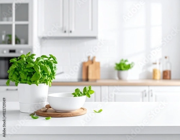 Obraz The Ultimate Contrast White and Blurred.