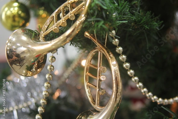 Obraz クリスマスツリー　飾り