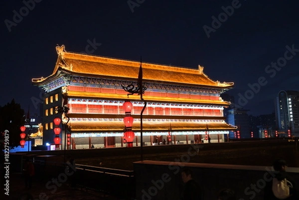 Obraz 중국 시안 성벽