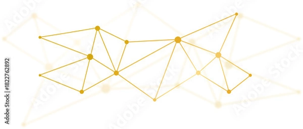 Obraz 네트워크망_노랑