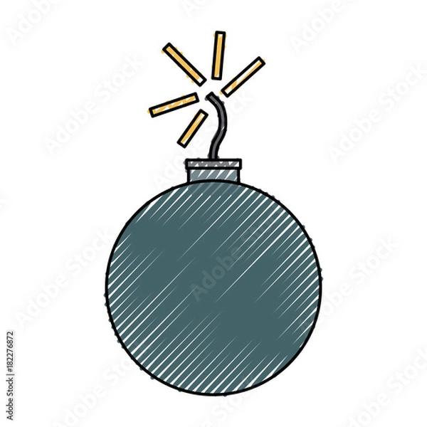 Fototapeta bomb icon image