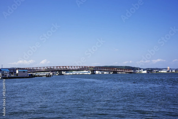Fototapeta 北海道　厚岸大橋
